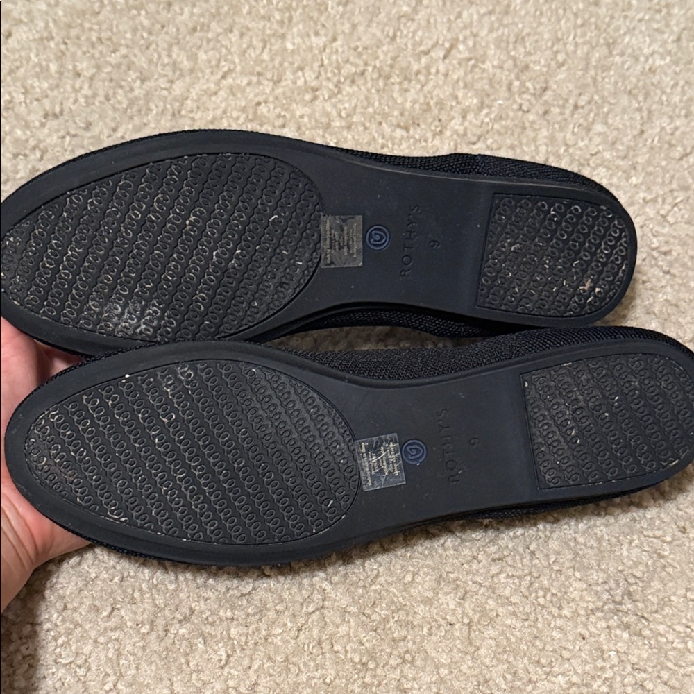 Rothy's Black Round Toe Flats - image 3